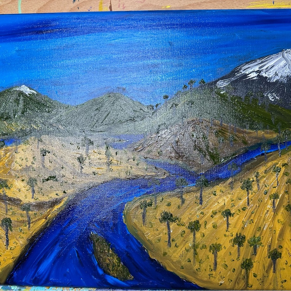 Desert Oil Painting